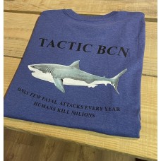 Camiseta Manga Corta Tactic Shark Azul