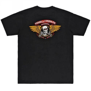 Camiseta Powell Peralta Tee LS Winged Rip Negra