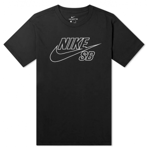 secuestrar Perceptivo Decepción Camiseta Manga Corta Nike SB Outline Logo Negra