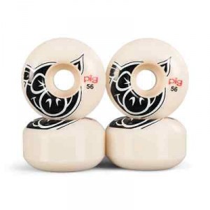 Ruedas Skate Pig Head Natural 56mm.