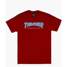 CAMISETA THRASHER OUTLINED RED